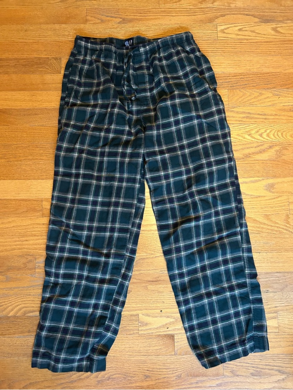 GAP Men's Dark Green Flannel  Pants